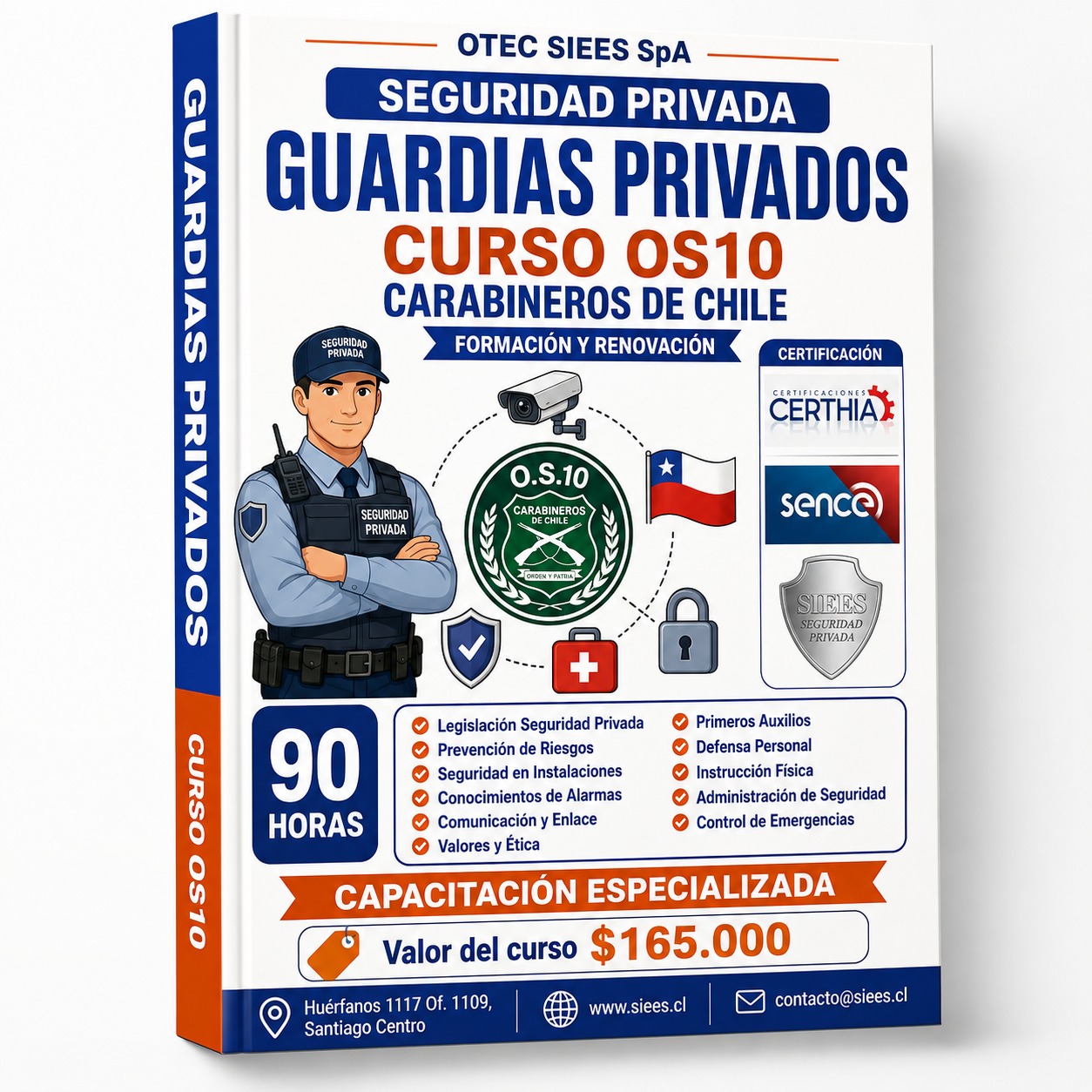 Formación GUARDIAS PRIVADOS - Certificación O.S.- 10 / CARABINEROS DE CHILE